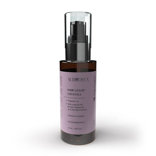 LIGHT DROPS - Scented Hair Liquid Crystals - 50 ml Enriched with Linseed Oil, Keratin, Hyaluronic Acid and Silk Proteins