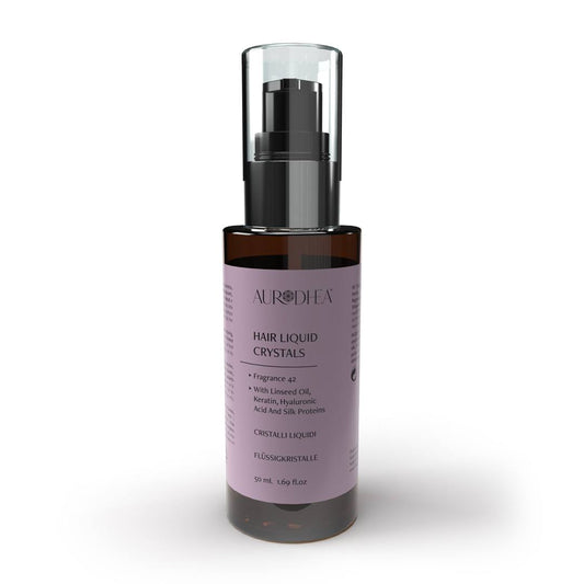 LIGHT DROPS - Scented Hair Liquid Crystals - 50 ml Enriched with Linseed Oil, Keratin, Hyaluronic Acid and Silk Proteins