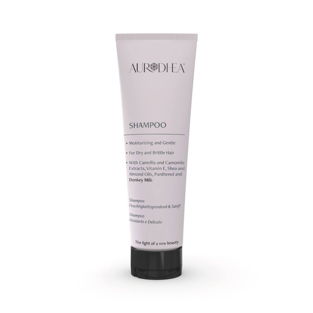 Donkey Milk Shampoo - 250 ml - With Vitamin E, Camellia and Camomile extracts, Shea and Almond Oils and Panthenol