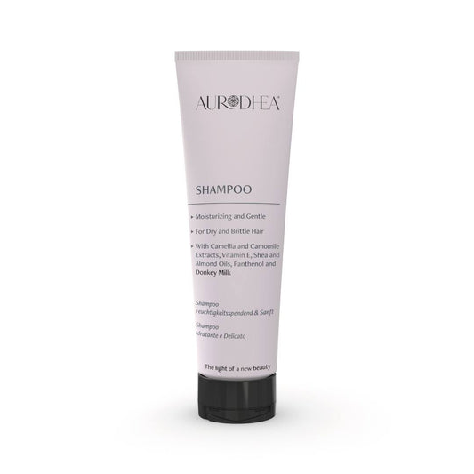 Donkey Milk Shampoo - 250 ml - With Vitamin E, Camellia and Camomile extracts, Shea and Almond Oils and Panthenol