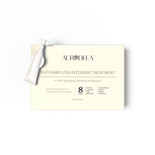 ANTI-HAIR LOSS INTENSIVE TREATMENT - 3 ml - Enriched with Sphingony, Menthol and Keratin - 10 vials of 3 mL each